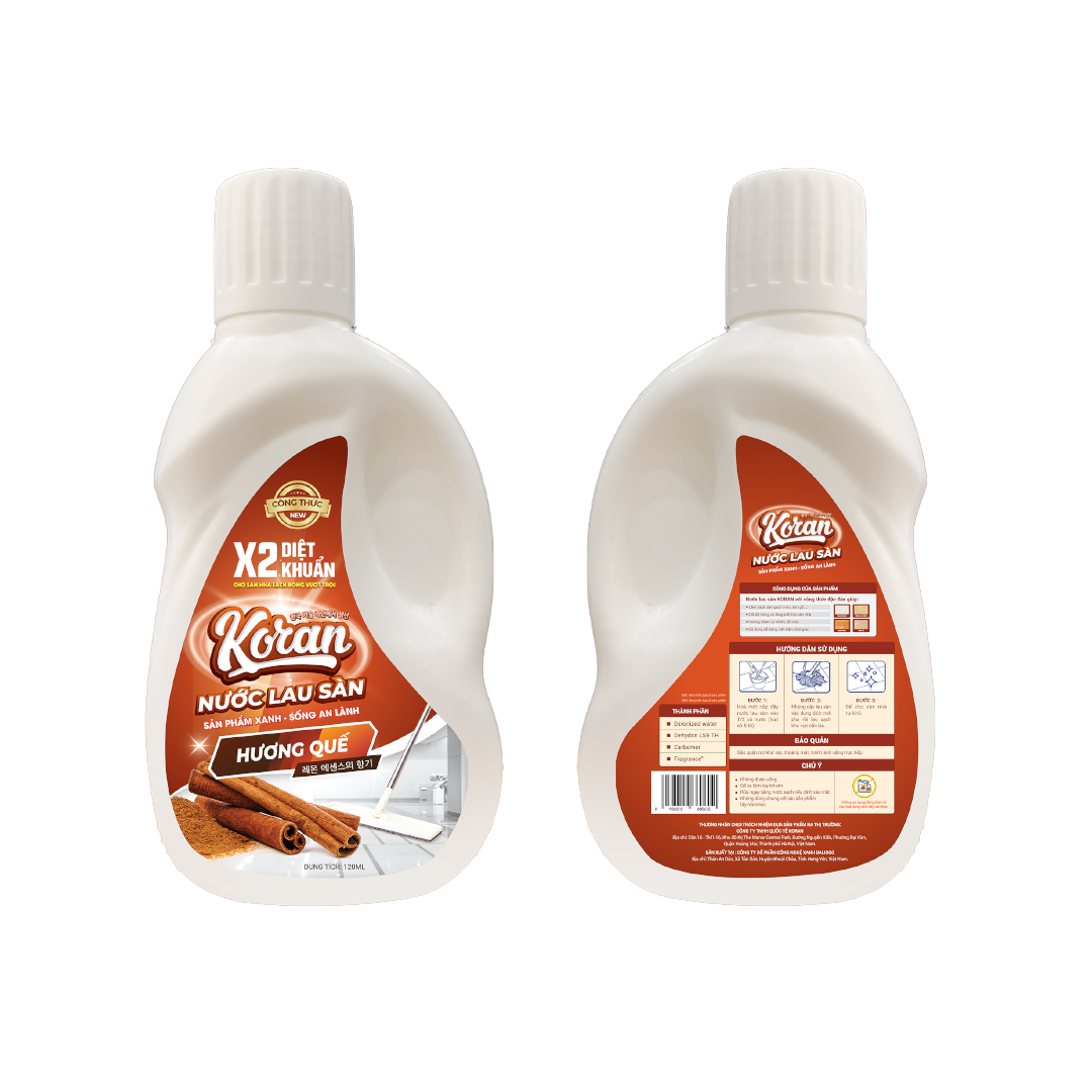 Nước Lau Sàn Koran Hương Quế 120ml