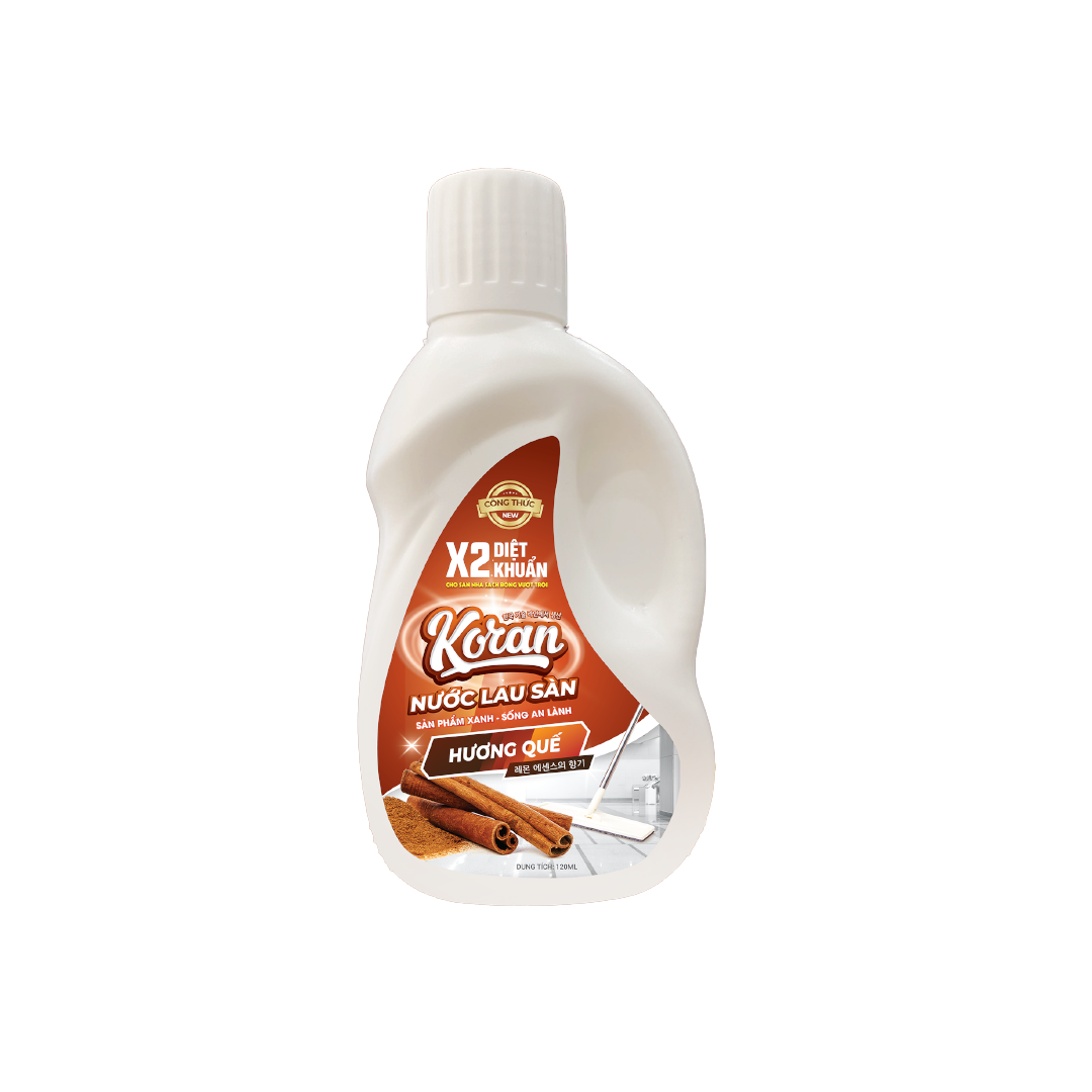 Nước Lau Sàn Koran Hương Quế 120ml Mat Truoc