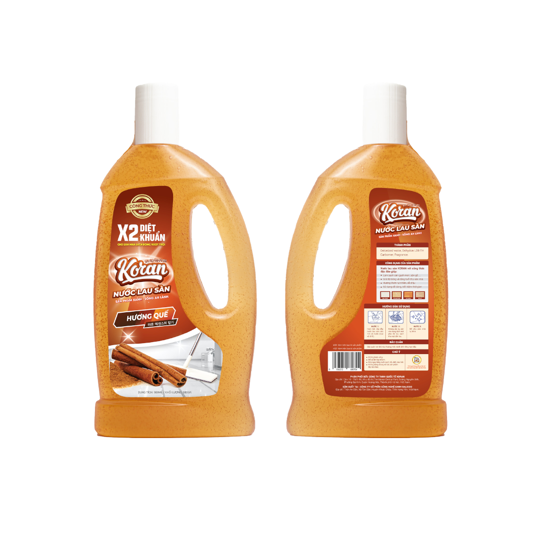 Nước Lau Sàn Koran Hương Quế 900ml