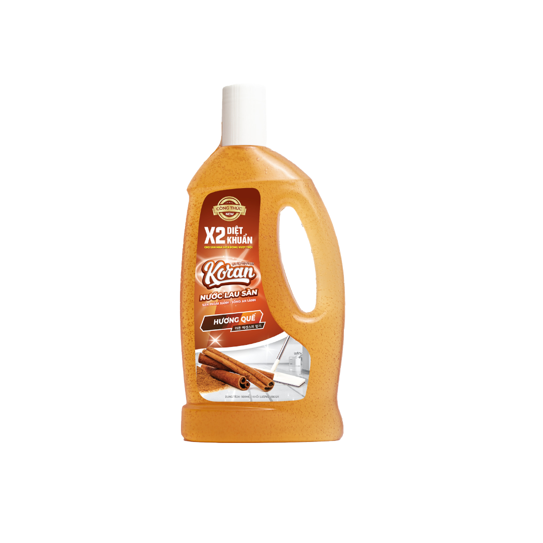 Nước Lau Sàn Koran Hương Quế 900ml Mat Truoc Nước Lau Sàn Koran Hương Quế 900ml Mat Truoc