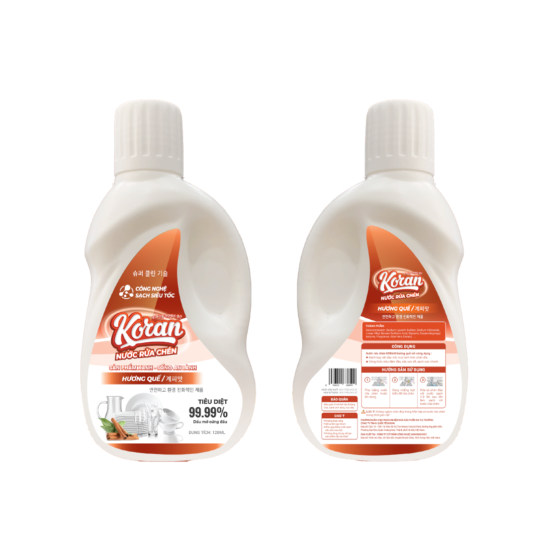 Nước Rửa Chén Hương Quế 120ml