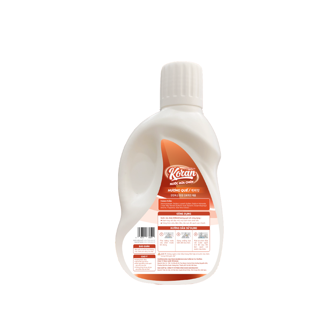 Nước Rửa Chén Hương Quế 120ml Mat Sau