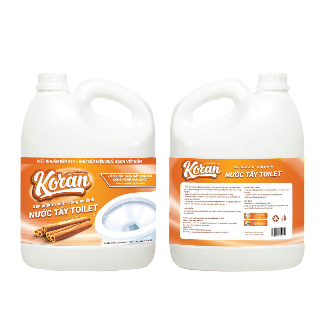 Nước Tẩy Toilet Hương Quế 3400ml
