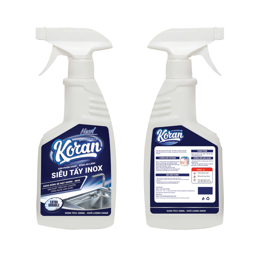 Siêu Tẩy Inox Koran 500ml