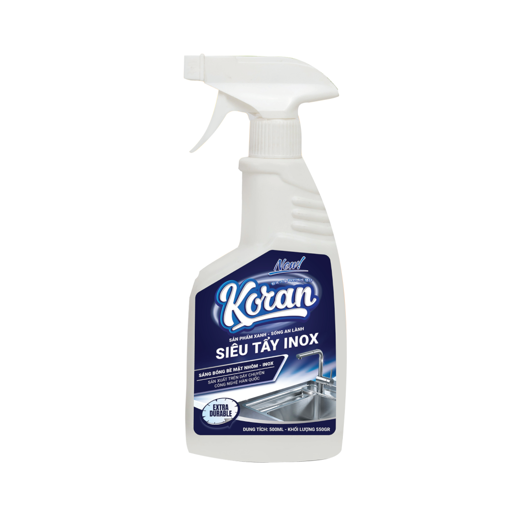 Siêu Tẩy Inox Koran 500ml Mat Truoc