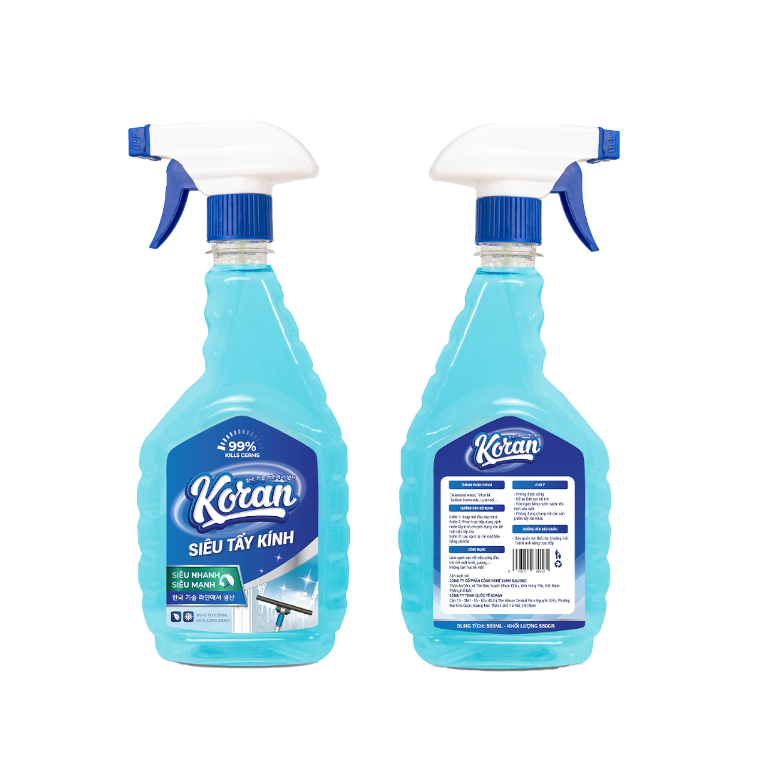 Siêu Tẩy Kính Koran 500ml