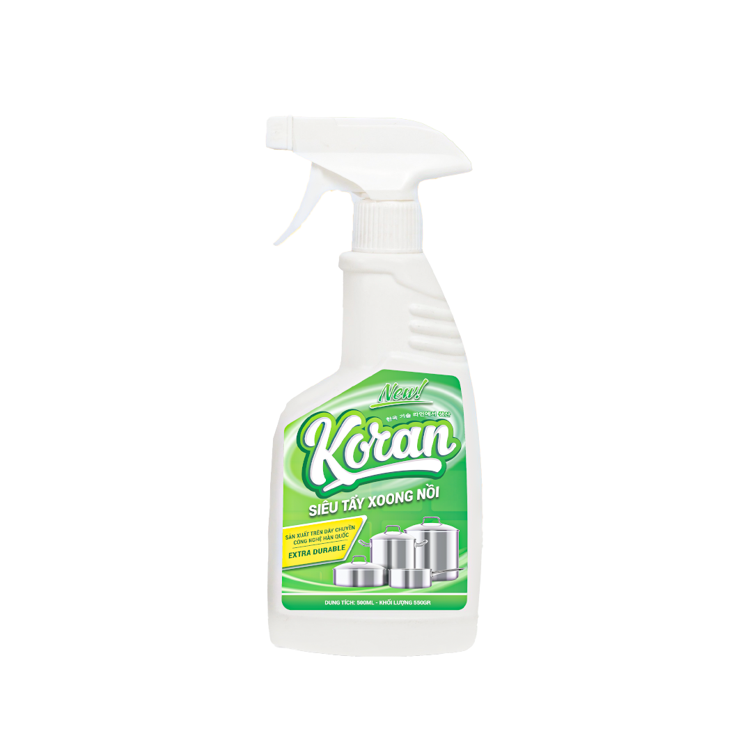 Siêu Tẩy Xoong Nồi Koran 500ml Mat Truoc