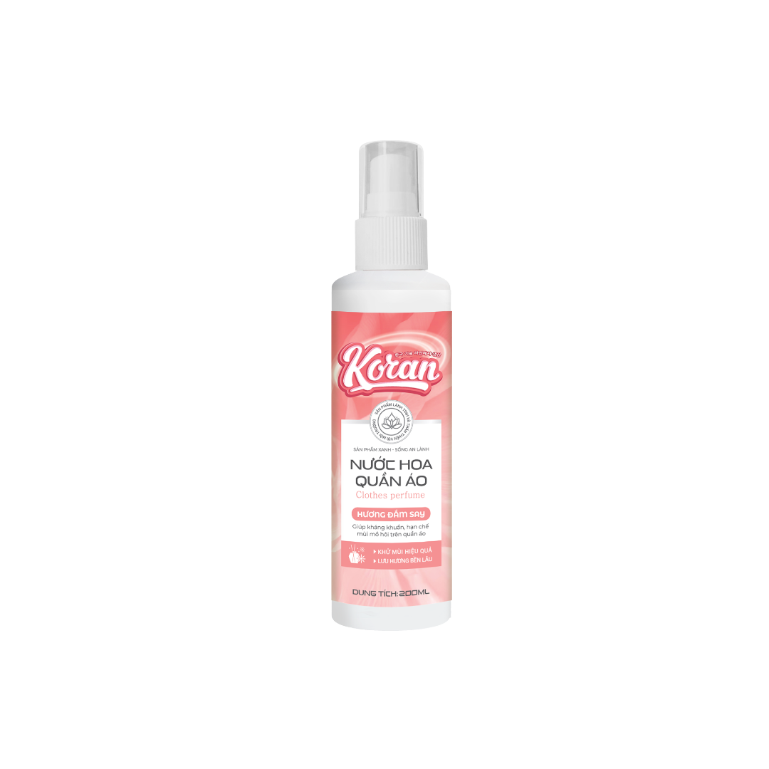 Nước Hoa Quần áo Hương Ngọt Ngào Mặt Trước